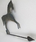 Antique Weathervane Jumping Horse Embossed