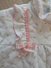 Vintage Her Majesty 1980s  Baby Girls Nightie Gown Robe Sz 18m Pink Flowers 