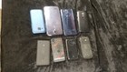 8 Assorted Cell Smart Phones For Parts Lg Motorla Samsung Nokia Blu Galaxy Mega