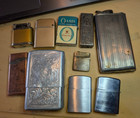 Vintage Lighter Lot Evans Colibri Park Storm Master