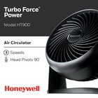 Turbo Force Air Circulator Personal Fan  New  Black  W 8 94  X H 10 9  X L 6 3  