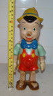 Vintage Pinocchio Walt Disney Prod Composition Doll Figurine  40s  9    Tall