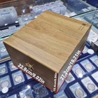 Wooden Storage Box For Pmg Graded Banknotes Currency Holder Paper Money Case