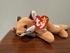 Ty Beanie Babies- Sly The Fox 1996 Authentic P v c Pellets Retired