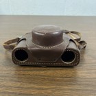 Vintage Leica Leather Ever Ready Camera Case W  Strap   Lens Cover Brown