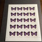 500 Butterfly Non-machineable Stamps   Unused Authentic Usps First Class Stamps