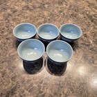 Chinese Porcelain Cups 5 Small Shot Cups Han Dynasty Decor horses
