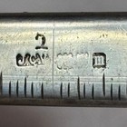 Antique Jcv Sterling Silver Ruler Pencil Holder John Collard Vickery 18 17 Grams
