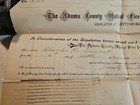 1909 The Adams County Mutual Fire Insurance Co Policy   Gettysburg  Pa 