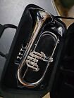Eastman Flugelhorn Model Efg512gs Gold Brass Bell Silver Plated Never Played