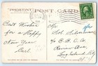 C1914 Springfield Massachusetts Ma Vintage Postcard Main Street Railway Trolley