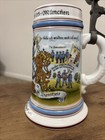 German Regimental Military Pewter Lidded Beer Stein 1903 05