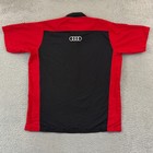 Audi Technician Shirt Mens Large Red Kap Mechanic Uniform Ripstop Automotive