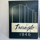 Vintage Yearbook Set Triangle 1946   Cass Tech High School  Detroit  Michigan