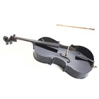         fast  Free Shipping         cello W Case bag And Bow In Jet Black 