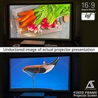 100 Inch Fixed Frame Projector Screen  16 9  8k   4k Ultra Hd Projector   3d Rea