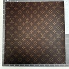 Louis Vuitton  Brown Monogram Vinyl For Crafting Logo Classic Size Pc 12  X 12 