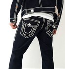 True Religion Ricky Body Rinse Rope Stitch Relaxed Straight Jeans - 107277