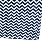 Hudson Baby Hb Chevron Zig Zag Blue   White Security Lovey Blanket 30  X 36 