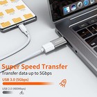 Usb C To Usb Adapter  2-pack   Thunderbolt 3 To Usb 3 0 Otg Adapter Grey