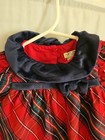 Max Studio Kids Dress Baby Girl 3- 6 Months Red Plaid Taffeta Holiday