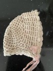 Vintage Crochet Doll Bonnet