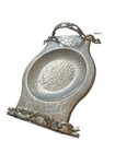 Farber   Shlevin Hand-wrought Hammered Aluminum Bread Tray  pattern No  40 