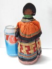 Antique Seminole   Miccosukee Indian Doll Florida Palmetto Base Old Quilting
