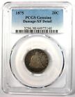 1875-p Twenty Cent Coin 20c - Pcgs Xf Details  ef  - Rare Date 1875 Coin 