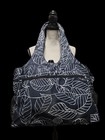 Kuak Navy   White Nylon Yoga Mat Gym Bag
