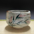 Nanshun Kutani Ware A882   Japanese Pottery Chawan Tea Bowl Tea Ceremony Vintage