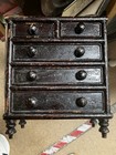 Antique Victorian Apprentice Piece  salesman Sample Chest Of Drawers