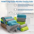 Microfiber Cleaning Cloth - Pack Of 50  Microfiber Towels For Cars 16 X 12 In   