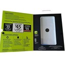 Samsung Galaxy A21 Empty Box With Black Phone Case   2 Instruction Pamplets 