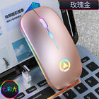 Rechargeable Mouse Wireless Silent Led Backlit Mice Usb Optical