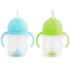  Any Angle Sippy Cup For Toddlers  Weighted 2 Count  pack Of 1  Blue green