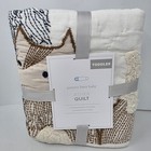 Pottery Barn Kids Woodland Creatures Baby Quilt Sherpa Cotton 36x50 New