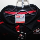 Bnwt Vintage 2008 Nike Fit Dry Team Canada Hockey Official Polo Shirt 357053-010