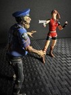 Toybiz Resident Evil 2 Claire Redfield   Zombie Cop Action Figures 1998 Capcom