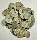 100 Thin Medium Grade Uncleaned Nice Ancient Roman Coins With Detail  47