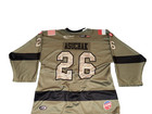 Asuchak  26 Signed Allen Americans Military Camo Jersey Ot Sports Authentic 54