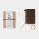 Traveler s Notebook 20th Anniversary Card Size Set Brown Leather Japan Limited