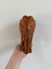 Vintage Hand Carved Wood Elephant Teak Wood Figurine Statue Sculpture