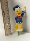 Vintage Donald Duck Sailor Disney Soft Rubber Toy 3-3 4  Waving Cake Topper