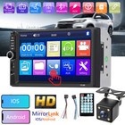 7  Double 2din Touch Screen Car Stereo Radio Mp5 Player Mirror Link Bluetooth Us