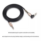 Aux Cable Cord L-shaped 3 5mm Male To Male Right Angle Car Audio Headphone Jack