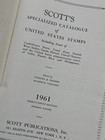 Vintage 1961 Scott Specialized United States Stamp Catalog