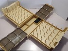 Vtg Plastic Sewing Box   Case Folding World Wide Media   1983 W  Thread
