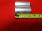 3   Long 1 1 2  Dia  Aluminum Round Spacer With 7 16  Center Hole  2 Per Package