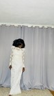 New  Vintage 80s 90s Lace Column Wedding Dress Pearl Sequin 2 4